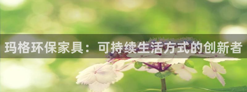 杏耀总代：玛格环保家具：可持续生活方式的创新者