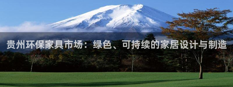 杏耀测速注册：贵州环保家具市场：绿色、可持续的家居设计与制造