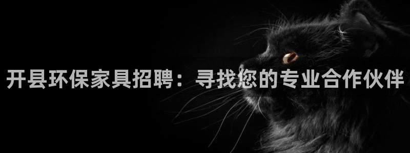 杏耀平台测速地址：开县环保家具招聘：寻找您的专业合作伙伴